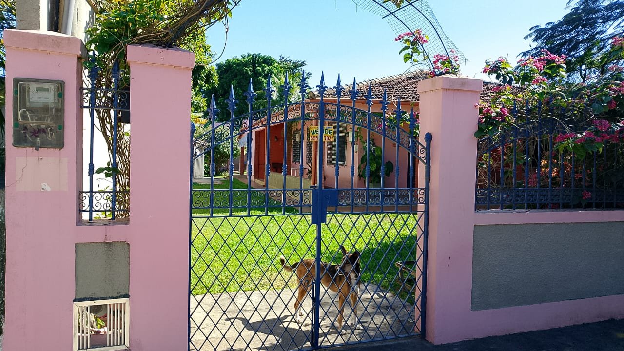 Casa com piscina, espaço gourmet e ampla área verde com árvores